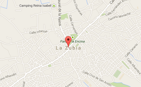 Mapa de La Zubia en Granada