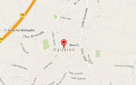 Mapa de Ogíjares en Granada