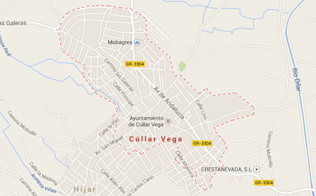 Mapa de Cullar Vega en Granada