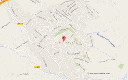 Mapa de Huetor Vega en Granada