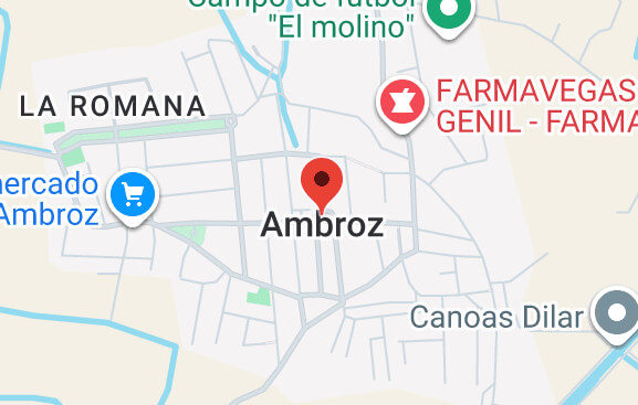 Mapa de Ambroz en Granada