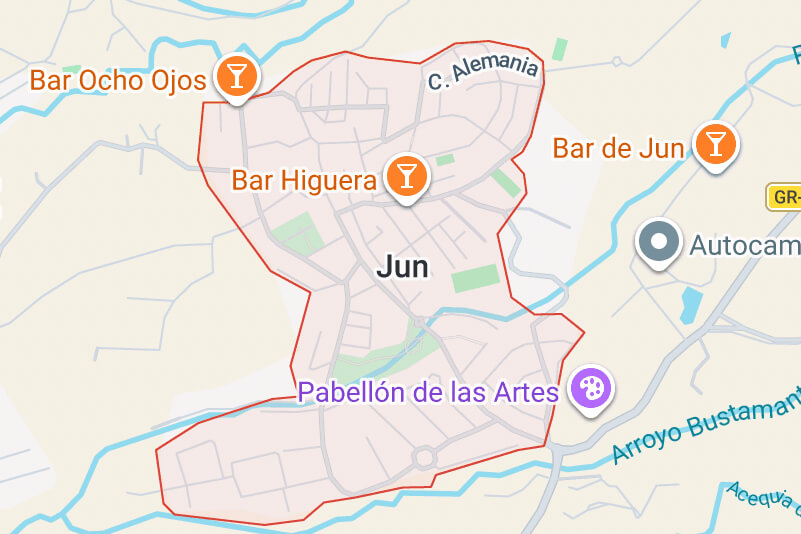Mapa de Jun en Granada